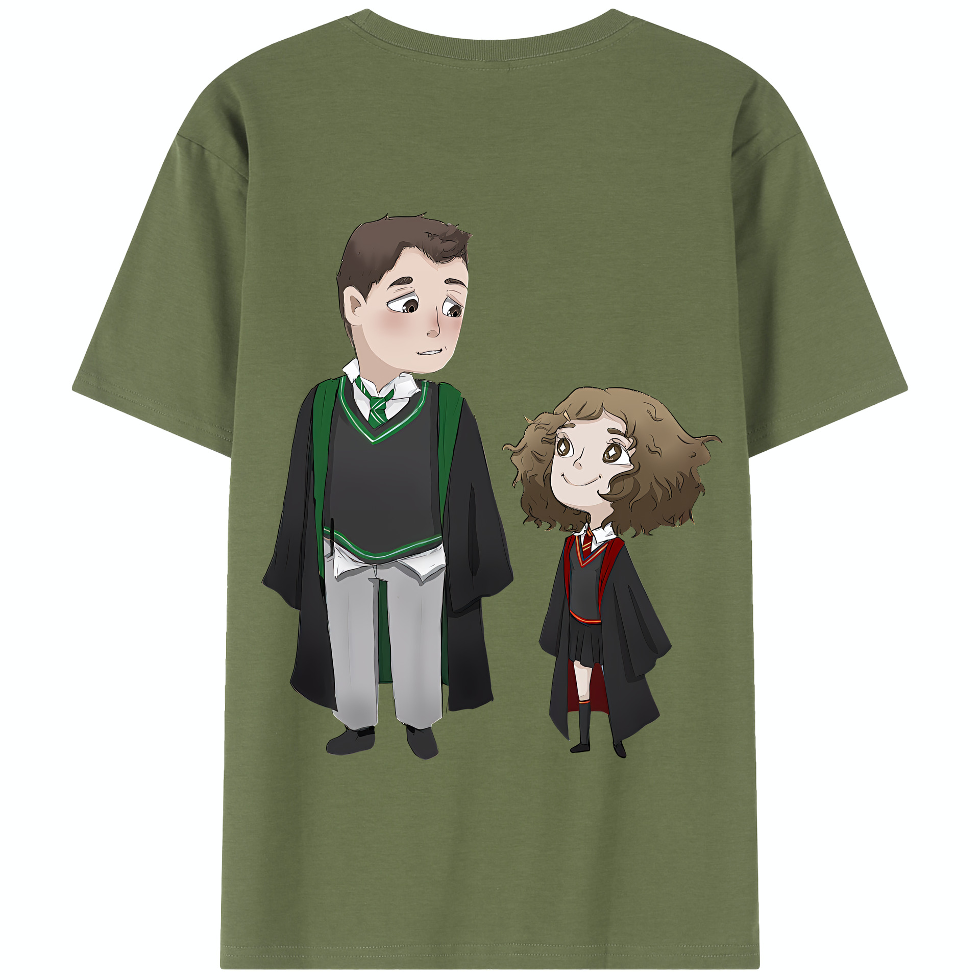 （画像用） Harry Potter ハリー・ポッターシリーズ 綿100％半袖Tシャツ（背面プリント）